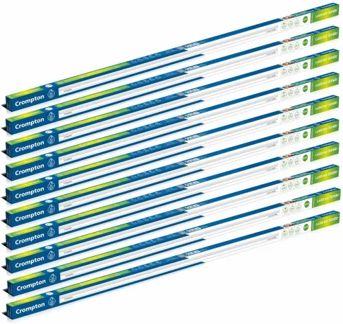 Image of Crompton Laser Ray Smile 20W 20 W 121 cm Tube Light  (White, Pack of 10)