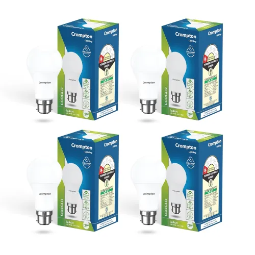 Image of Crompton Param 12 W LED Bulb Pack of 4