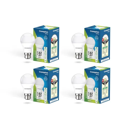 Image of Crompton Param 9 W LED Bulb (Pack of 4)