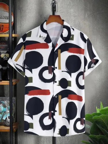 Image of crooxa Boys Slim Fit Printed Casual Shirt