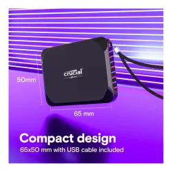 Crucial® X9 1TB Portable SSD