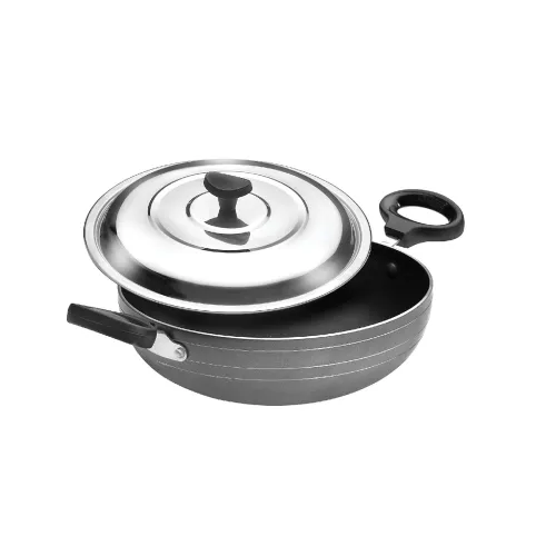 Image of Crystal Aluminium Classic Kadhai, 225 Mm