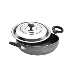 Crystal Aluminium Classic Kadhai, 225 Mm