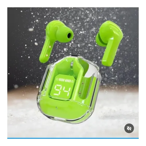 Image of Crystal Wireless Earbuds with Mic, 30H+ Playtime
