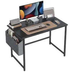CubiCubi Multi-Purpose Computer Desk Laptop Table Home Office (Black)