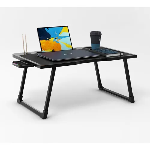 Image of Cubiker Engineered Wood Multipurpose Foldable Laptop Table