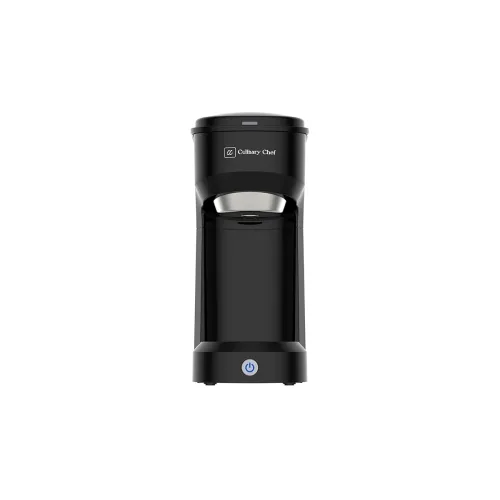 Image of CULINARY CHEF Retro Coffee Maker – Single Serve, 300ml (Black)