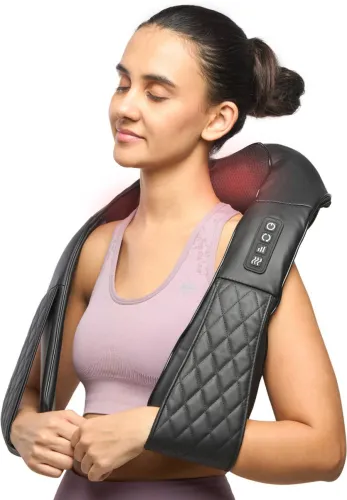 Image of Cult Therma Relax Shiatsu Massager – Shoulder & Back Pain Relief, Black