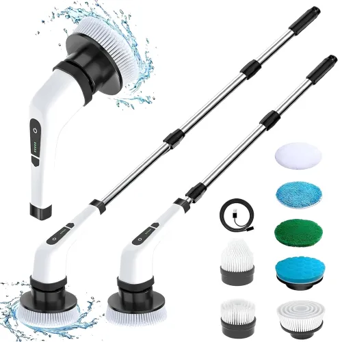 Image of Curvescape Electric Spin Scrubber Rechargeable Cleaning Brush