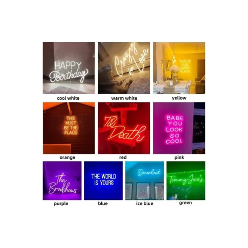 Image of Custom Name Neon Light for Wall Home Decor (1 Letter)