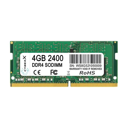 Image of CYBERX 4GB DDR4 2400Mhz Laptop Ram