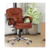 Da URBAN® Kenzo Mid Back Revolving Leatherette Ergonomic Home & Office Executive Chair with High Comfort Seating.