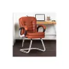 Da URBAN® Milford Office Chair (Leatherette, Metal Frame, Tan)