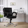 Da URBAN® Miller Medium Back Revolving Office Chair – Black