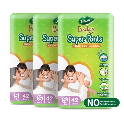 Image of Dabur Baby Super Pants-Small 42 Pack of 3