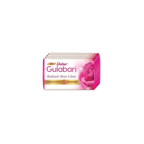 Image of Dabur Gulabari Pure Rose Soap 150g (Pack of 4)