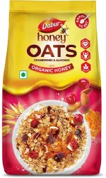 Dabur Honey Oats Cranberries & Almonds with Organic Honey Box  (500 g)