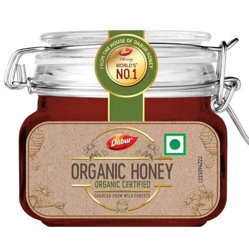 Image of Dabur Raw Organic Honey - 600g