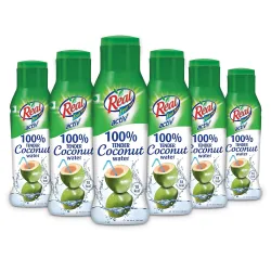 DABUR Real Activ 100% Tender Coconut Water with No Added Sugars or Artifical Flavours - 200ml ( Pack of 6)