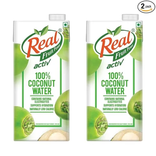 Image of DABUR Real Activ Coconut Water Bottle, 2 x 1000 ml