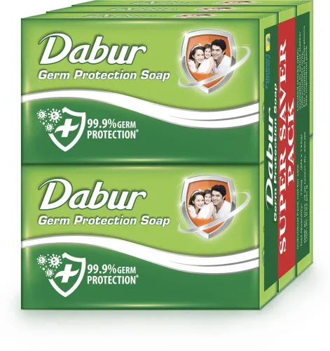 Image of Dabur Sanitize Antiseptic & Bathing Soap With Germ Protection (6 x 125 g)