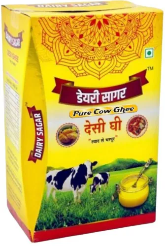 Image of dairy sagar COW DESI GHEE tetra pack of 1 Ghee Tetrapack  (1000 ml)