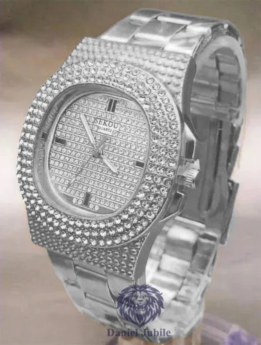 Image of Daniel Jubile Analog Watch for Men, Full Diamond, 1 Watch