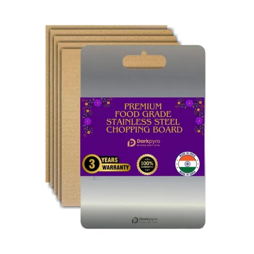 Image of Darkpyro Stainless Steel Chopping Board Pack of 1