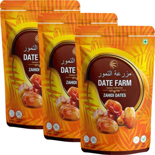 Image of Date Farm Zahidi Luxury & 100% Natural Khajur,(3 x 500 g)