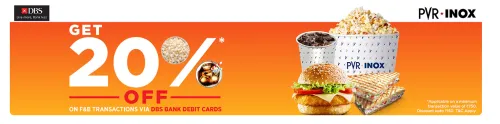 Image of DBS Bank Debit Card - 20% off on Food & Baverages