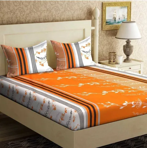 Image of Decent Home 240 TC Microfiber Double Flat Bedsheet