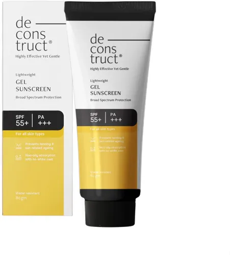 Image of deconstruct Sunscreen - SPF 55+ PA+++ Lightweight Gel 80g