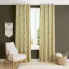 Decor Hub 7ft Green Blackout Curtain