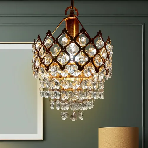 Image of Decorativehut Exotic Crystal Chandelier for Home Decoration | Jhumar for Home Decoration |