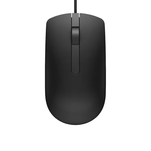 Image of Dell MS116 Wired Optical Mouse, 1000DPI, LED Tracking, Scrolling Wheel, Plug and Play