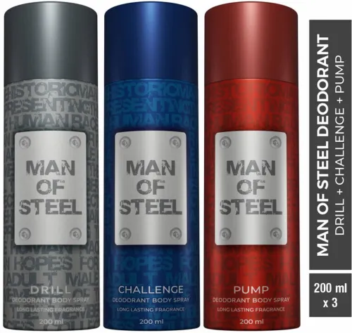 Image of DENVER Combo Spray of Man For Men (600 ml, Pack of 3)
