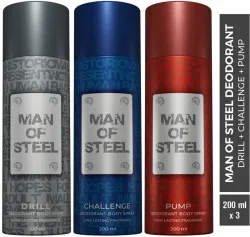 DENVER Combo Spray of Man For Men  (600 ml, Pack of 3)