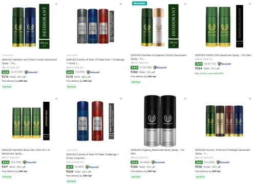 Image of Denver Deo Minimum 50% Discount
