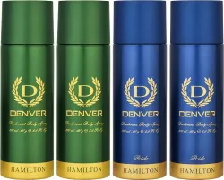 Denver Deodorant Spray (800ml * Pack of 4)