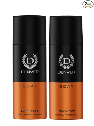 Image of DENVER G O A T Black Code Deo -150ML Each (Pack of 2