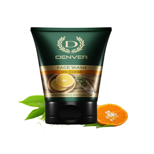 Image of Denver Men Oil-Clear Face Wash with Vitamin C & Green Tea - 100g