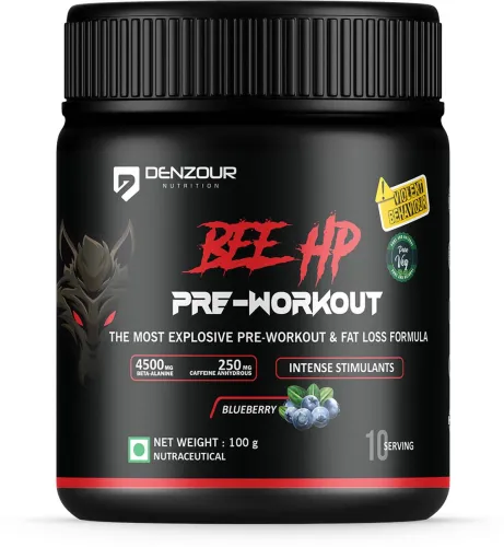 Image of DENZOUR NUTRITION Bee-Hp Pre-Workout, Most Explosive Muscle Pump