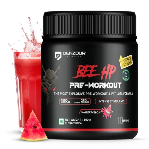 Image of DENZOUR NUTRITION Bee-Hp Pre-Workout Powder, 100gms