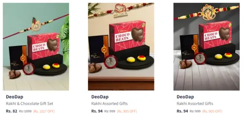 Image of DeoDap Rakhi Gift Starting @ ₹82