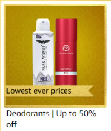 Image of Deodorants up to 50% off