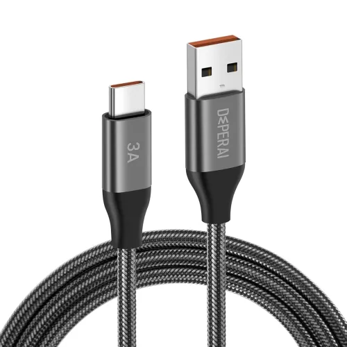 Image of DEPERAI 45W Fast Charging Braided Type C Cable