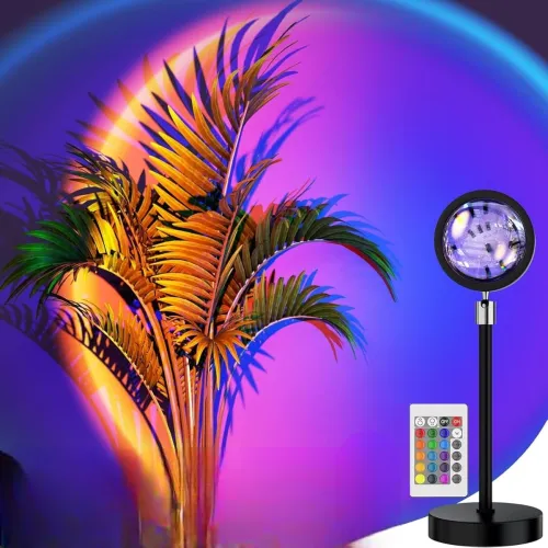 Image of Desidiya® 16-Color LED Night Light Sunset Lamp