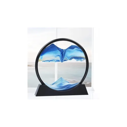 Image of Desidiya® 3D Moving Sand Art Picture Glass Liquid Painting