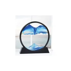 Desidiya® 3D Moving Sand Art Picture Glass Liquid Painting