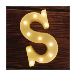 DesiDiya® LED Marquee Alphabet Letters S Light for Decoratrion